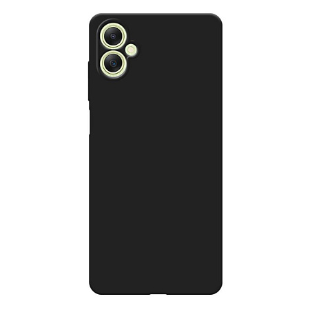 Чехол силиконовый для Samsung Galaxy A06, с микрофиброй внутри, с защитой камеры, X-CASE, черный