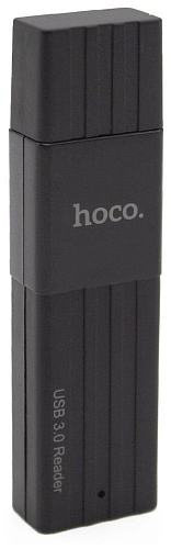 Картридер 2 в 1, USB 3.0, HB20, HOCO, поддержка TF/SD карт