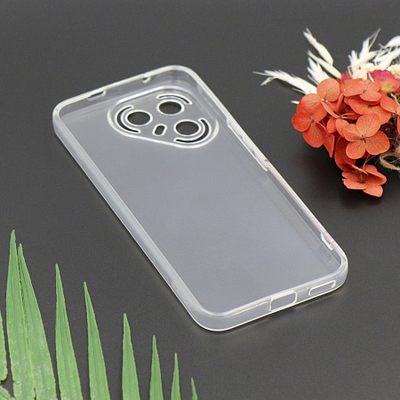 Чехол силиконовый для TECNO Pova 7 Ultra (5G), с защитой камеры, X-CASE, прозрачный