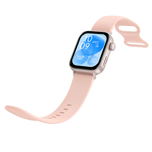 Умные часы Y32 спортивные Smart watch Hoco с поддержкой звонков, розовые