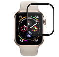 Защитное стекло на Apple Watch, 44mm, 3D Full glue, черное
