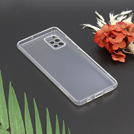 Чехол силиконовый для Samsung Galaxy A51 (2019)/M40S, с защитой камеры, X-CASE, прозрачный