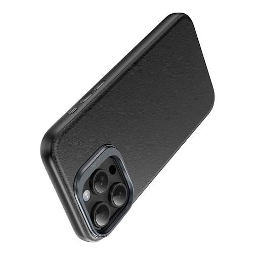 Чехол для iPhone 15 Pro, TPU+PU, Магнитный (MagSafe), AS8, HOCO, черный
