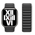 Ремешок на руку для Apple Watch 38/40/41/42 мм, HOCO, WA23, под кожу магнитный, черный
