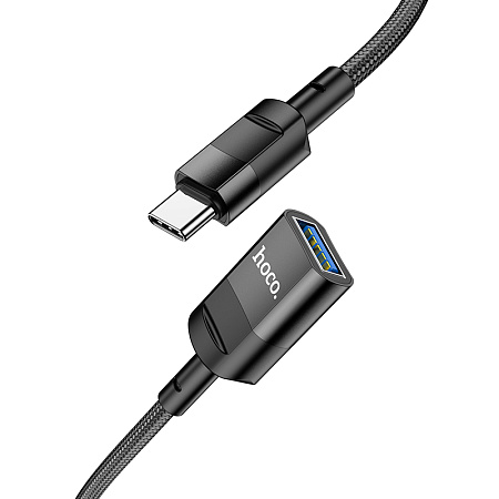 USB   Type-C ()  USB-A (), 1.2 m, HOCO, U107, 