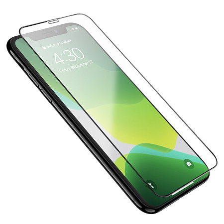 Защитное стекло на iPhone X/XS/11 Pro (G8), HOCO, 3D Full screen fine edge anti-fall tempered glass, черное