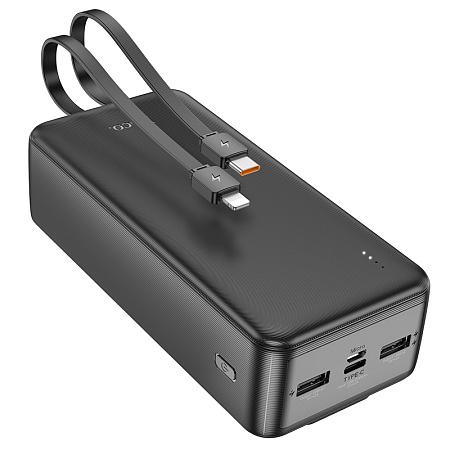  .  30000mAh, J118B, HOCO, : 2 USB (5V/2A)+ Lightning/Type-C, 
