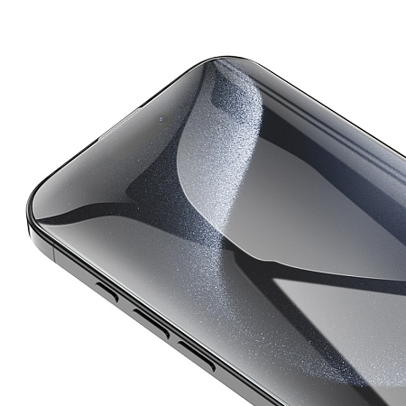 Защитное стекло для iPhone 16 Pro, A34 Slim, HOCO, Full screen HD tempered glass 0.2mm, черное