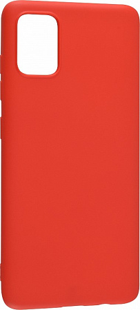 Чехол силиконовый для Samsung Galaxy A51 (2019)/M40S, good quality, микс, X-CASE, красный