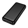 Универсальный Доп. Аккумулятор 20000mAh, J153A, HOCO, выход: 2 USB (5V/2A), черный
