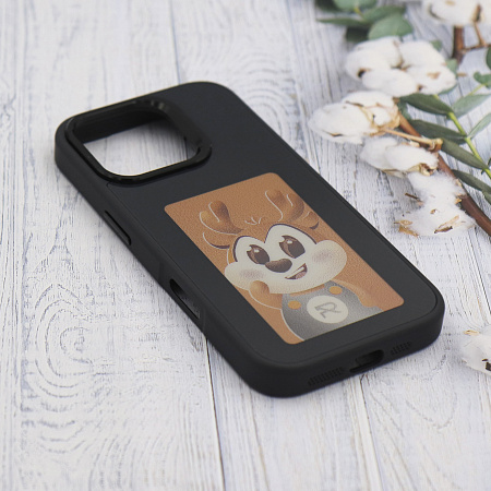 Чехол-накладка для iPhone 16 Pro Max, с экраном, без лого, X-CASE, черный