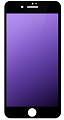 Защитное стекло на iPhone 7 Plus/8 Plus, Anti-blue ray матовый, черный, X-CASE