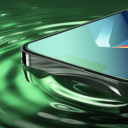 Защитное стекло для iPhone 15 Plus/16 Plus, A12 Plus, HOCO, 3D full screen HD tempered glass, черное