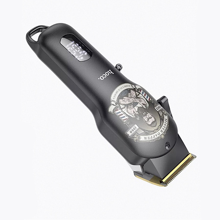 Машинка для стрижки волос, HP20, HOCO, с дисплеем, черный