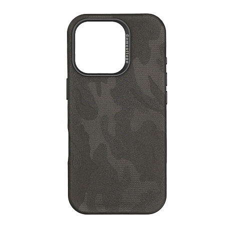 Чехол-накладка для iPhone 16 Pro, камуфляж, магнитный (MagSafe), без лого, X-CASE, бежевый