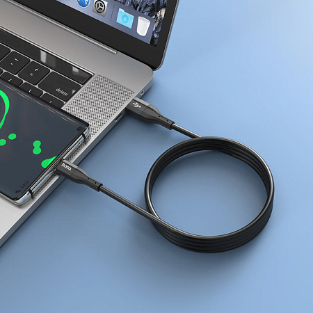 USB Кабель Type-C, HOCO, X72, силиконовый, 1м, черный