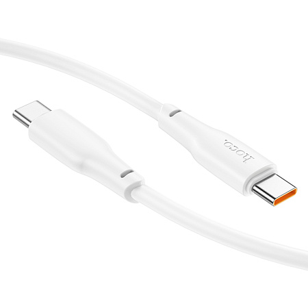 Кабель Type-C на Type-C, HOCO, X93, 2м, 100W, белый