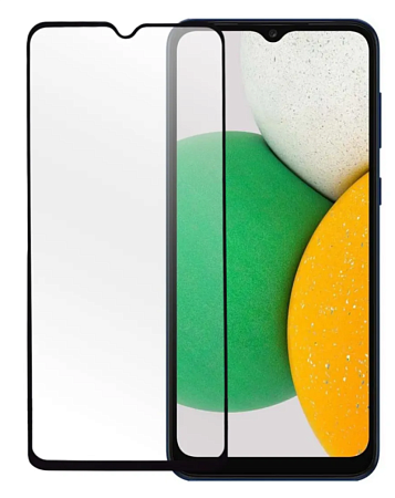 Защитное стекло на Samsung Galaxy A12/A13 (5G)/A02/A02S/A03/A03 Core/A03S/A23/A32 (5G)/M02/M02S/M12/M13, 9D, черный