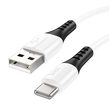 USB Кабель Type-C, HOCO, X82, силиконовый, 1м, белый