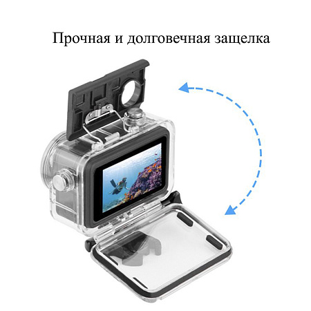 Чехол для DJI Osmo Action 5 Pro / 3 / 4, для дайвинга 60 м погружение, вакуумный, PULUZ