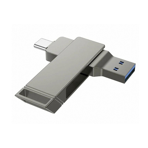 USB Flash Drive 128GB Smart Type-C 3.2 Gen 1 (UD15) 2 в 1 , скорость записи 40-80 МБ/С, скорость чтения 160-200МБ/С