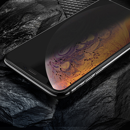 Защитное стекло на iPhone X/XS/11 Pro (G15), HOCO, Guardian shield series full-screen anti-spy, черное