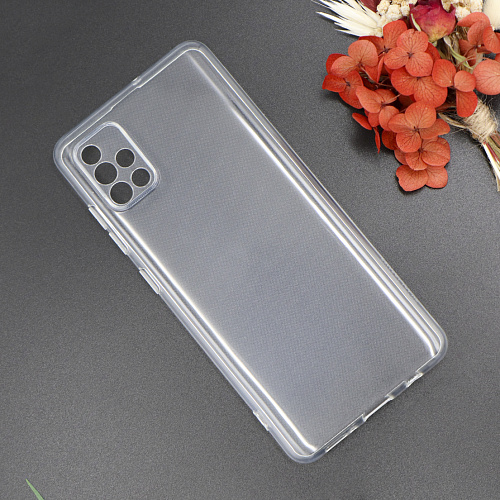Чехол силиконовый для Samsung Galaxy A51 (2019)/M40S, с защитой камеры, X-CASE, прозрачный