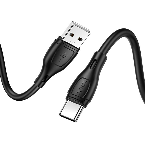USB Кабель Type-C, HOCO, X61, силиконовый, черный