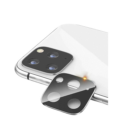 Защитное стекло на iPhone 11 Pro/11 Pro Max (A18), HOCO, на заднюю камеру, серебро