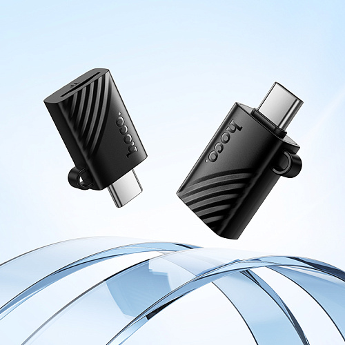 Картридер Type-C, HB53, HOCO, поддержка microSD карт, черный