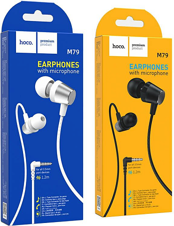   M79 Cresta universal earphones with microphone, HOCO, 