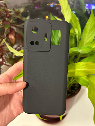 Чехол силиконовый для Realme GT Neo 5, с защитой камеры, X-CASE, черный