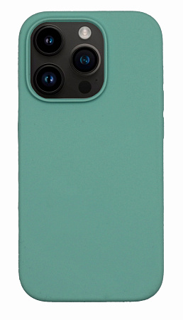 Чехол-накладка для iPhone 14 Pro, Silicon Case, без лого, бирюзовый