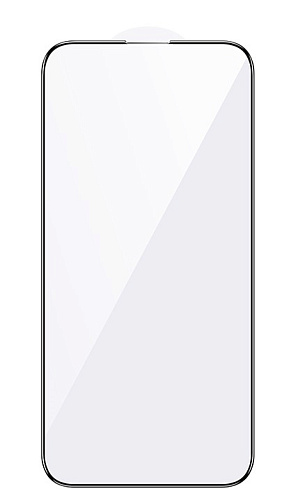 Защитное стекло для iPhone 14 Pro Max, G5, HOCO, Full screen silk screen HD tempered glass, черное