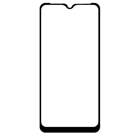 Защитное стекло на Oppo A16/A16S/A5 (2020)/A9 (2020)/A11/A11X/A31/A8/A15/A15s/Y12S/A55, черное, X-CASE