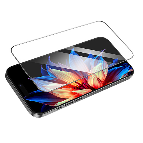    iPhone 16 Pro Max, A39, HOCO, Engraved 3D HD tempered glass 0.15mm, 