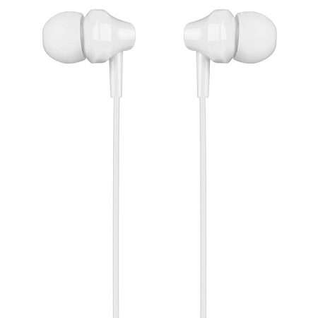 Проводные наушники M14 Universal Earphone, вакуумные с микрофоном, HOCO, белые