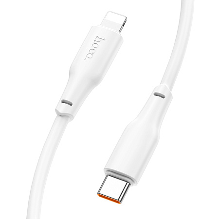 Кабель Lightning to Type-C (PD), HOCO, X93, 1м, 20W, белый