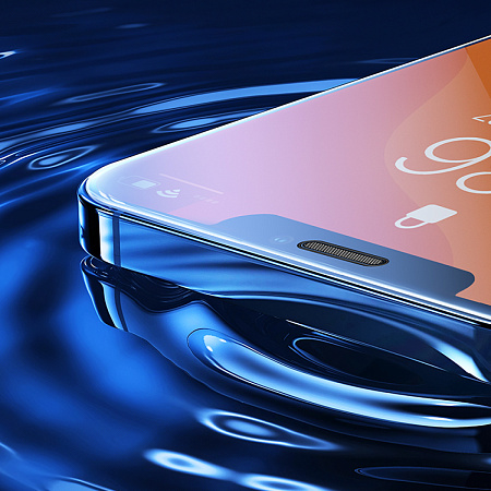 Защитное стекло на iPhone 12 (6.1)/12 Pro (6.1) A34, HOCO, 9D large arc dustproof glass, черное