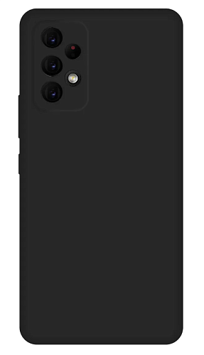 Чехол силиконовый для Samsung Galaxy A73 (5G), с защитой камеры, X-CASE, черный
