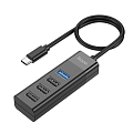 USB  (HB25) c 1 Type-C  1 USB 3.0 + 3 USB 2.0, HOCO, 