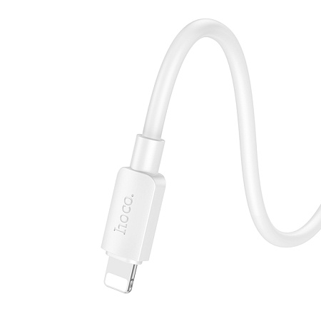 Кабель Lightning to Type-C (PD), HOCO, X96, 0.25M, силиконовый, белый