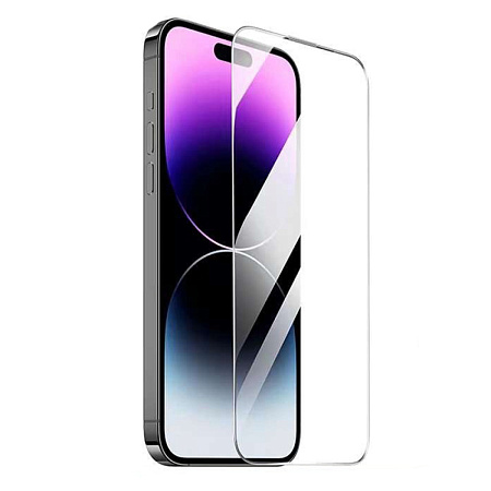 Защитное стекло для iPhone 15 Pro, A36, HOCO, 3D full screen HD tempered glass, черное