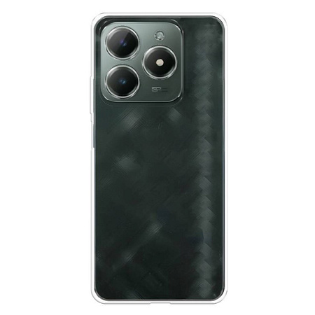 Чехол силиконовый для Realme C61/C63, с защитой камеры, X-CASE, прозрачный