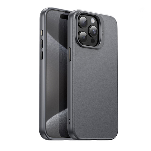 Чехол для iPhone 15 Pro, TPU+PU, Магнитный (MagSafe), AS8, HOCO, серый