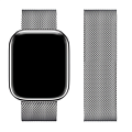 Ремешок на руку для Apple Watch 38/40/41/42 мм, HOCO, WA03, Milanese loop, серый