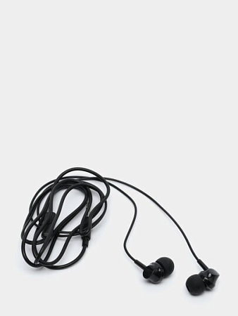 Проводные наушники M14 Universal Earphone, вакуумные с микрофоном, HOCO, черные