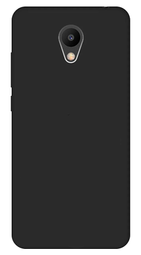 Чехол силиконовый для Meizu M6, черный