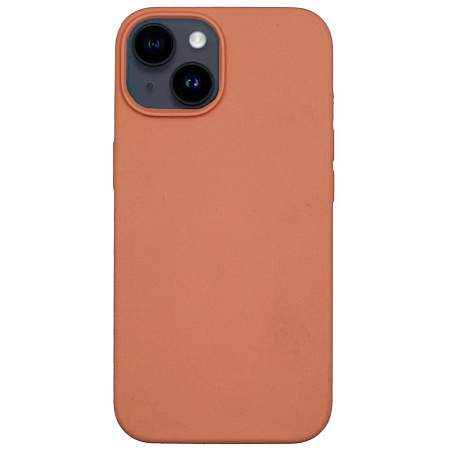 Чехол - накладка для iPhone 13, Silicon Case, без лого, лососевый
