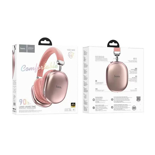Беспроводные наушники W35 Max, HOCO, розовый